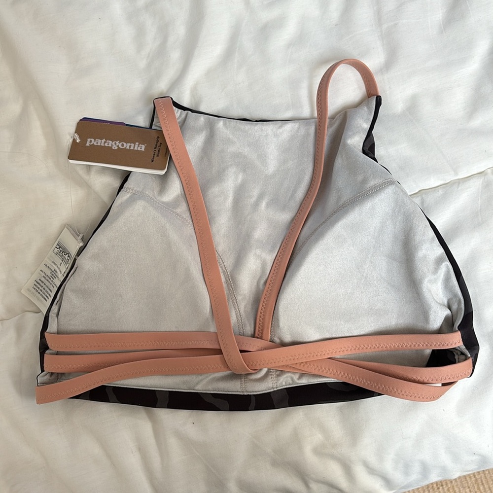 Patagonia Zebra Print Bikini Top - Picture 3 of 4
